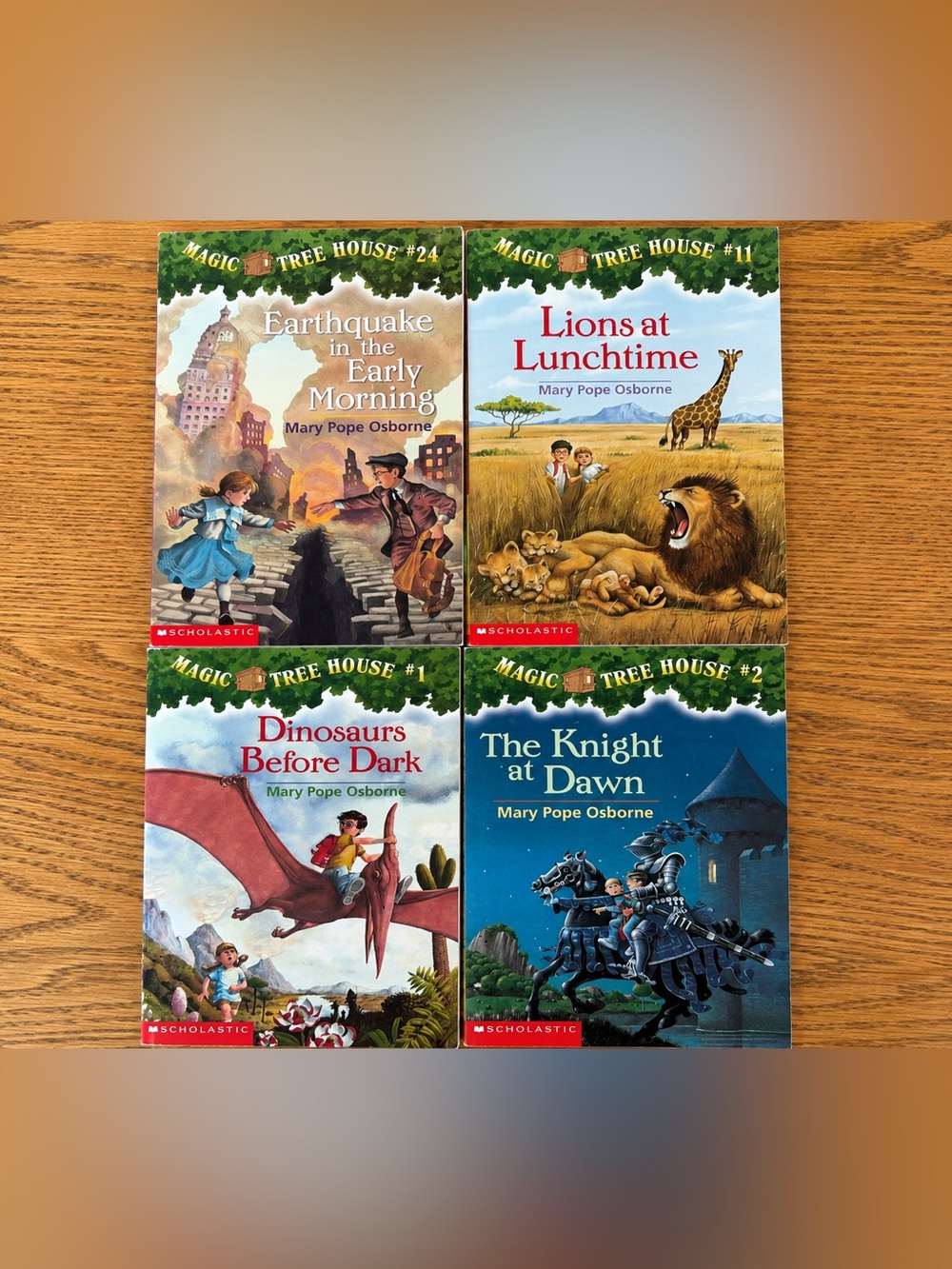 Magic Tree House Books Bundle - 4 Book Set- Mary Pope Osborne